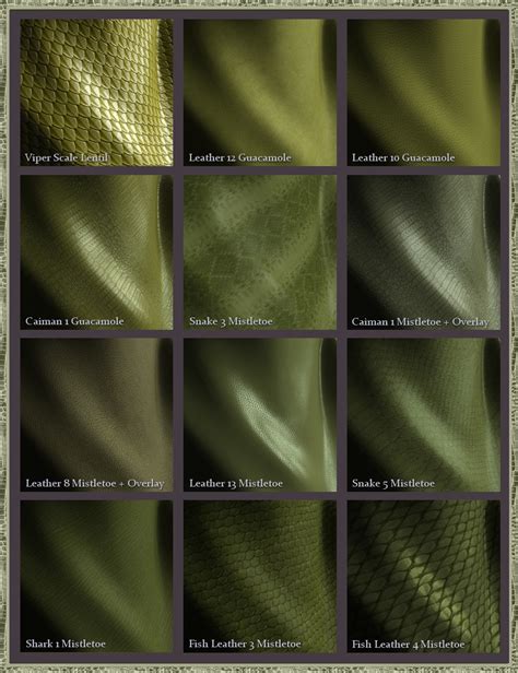 Leather Shader Presets 2 For Iray Daz 3d