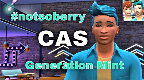 Sims 4 Not So Berry Generation Mint Cas Video Youtube