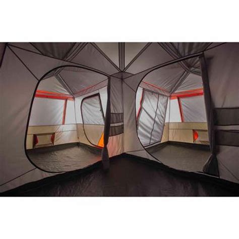 The canvas cabin 246c is one of the largest all season tents. Large Camping Tent 12 Person 3 Rooms Instant Red 16'x16 ...