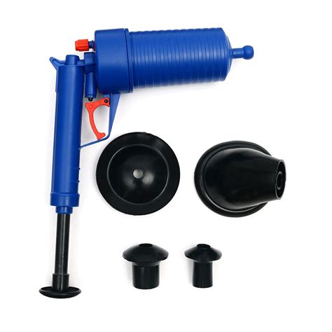 high pressure air toilet drain blaster pump plunger sink pipe clog home remover cleaner tool