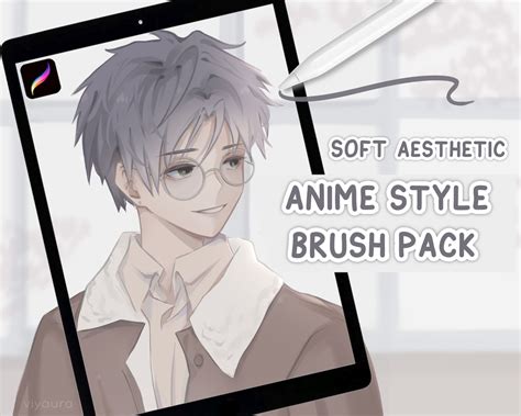 Soft Anime Style Procreate Brush Set Lineart And Color Brush Etsy Canada