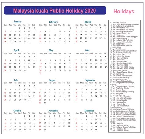 Public Holidays In Malaysia 2022