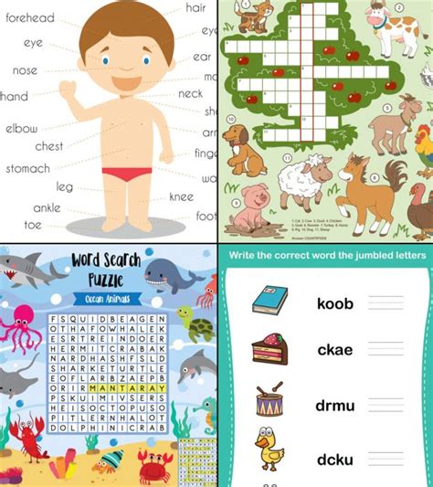 15 free english worksheets for kids