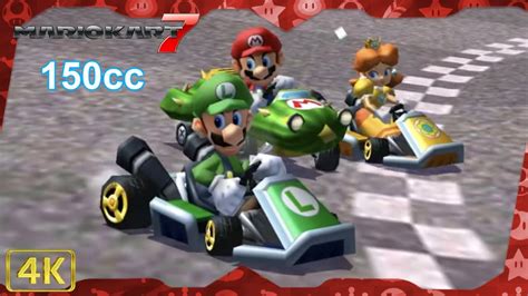Mario Kart 7 For 3ds ⁴ᴷ Full Playthrough All Cups 150cc Luigi
