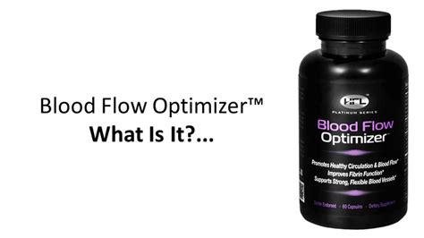 All Natural Blood Flow Optimizer For Better Health And More Energy