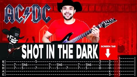 Acdc Shot In The Dark Cover By Masuka Lesson Guitar Tab Youtube