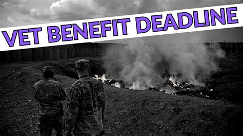 Veteran Toxic Burn Pit Exposure Tomorrow Is The Deadline To Apply For