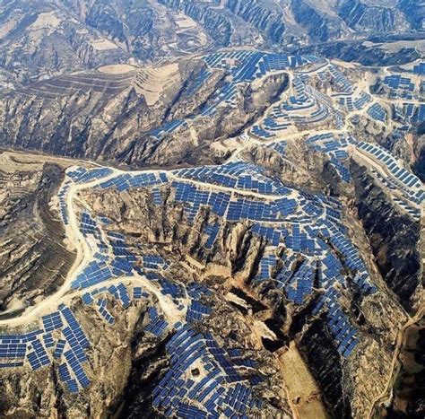 Solar Panels Installed On Taihang Mountains China China Is Worlds 1