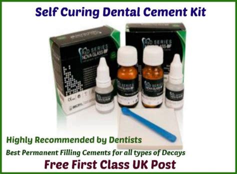 Self Curing Dental Cement Kitglass Ionomerpermanent Tooth Filling