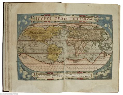 First Edition Of Worlds Earliest Atlas Will Sell For £60k Daily Mail