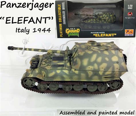 Ww2 German Panzerjager Elefant Elephant Tank Destroyer 172 Finished