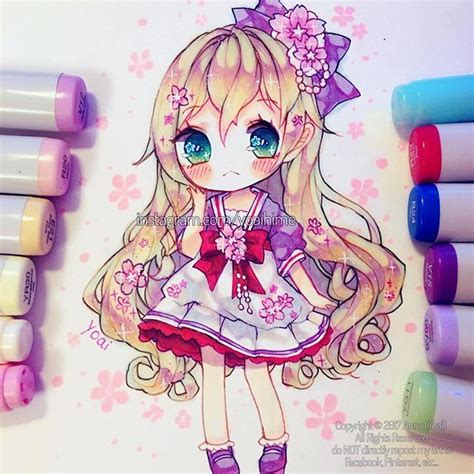 In this video, bittersweetnitemare share with us how she uses her markers to draw and color her. Yoaihime | Yoaihime | Pinterest | Chibi, Copic and Bristol