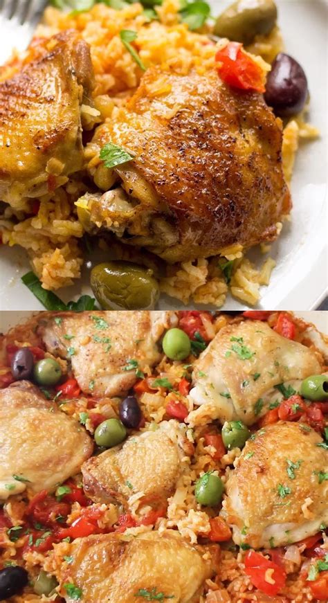 One bite and you'll taste an authentic. Spanish Chicken And Rice (Best Arroz Con Pollo Recipe) in ...