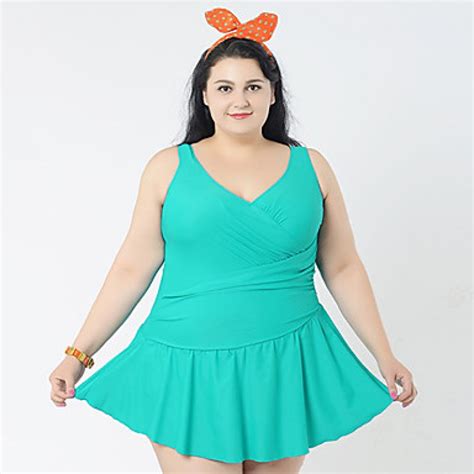 2015 Summer Dress One Piece Swimsuits Australia Big Women Extra Large