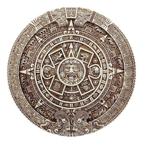 Buy Mexica Aztec Solar Xiuhpohualli And Tonalpohualli Wall Calendar