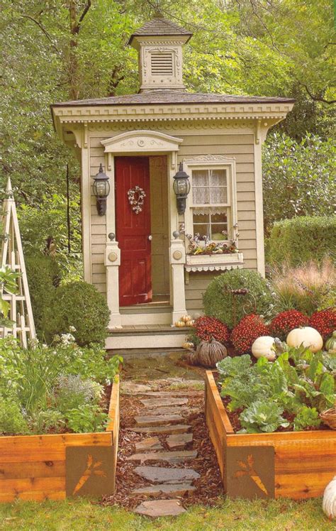 A Tiny Victorian Outhouse As A Small Garden Shedcabin Retreat