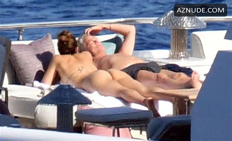 Katharine Mcphee And David Foster Are Tanning It Up On Their Yacht Out