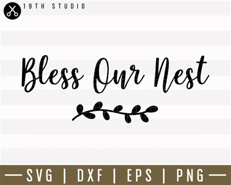 Bless Our Nest Svg M14f3 Craft House Svg