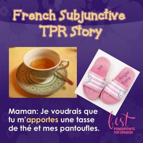 TPR Story with French One Vocabulary - Best PowerPoints for Spanish ...