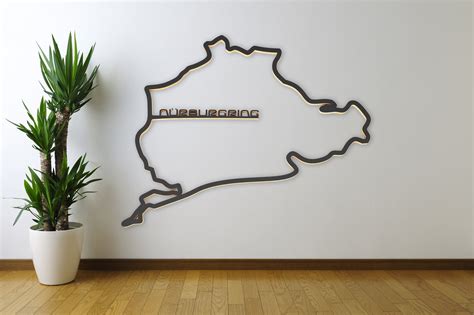 Nurburgring Track Race Track Wall Art Nordschleife Germany Etsy