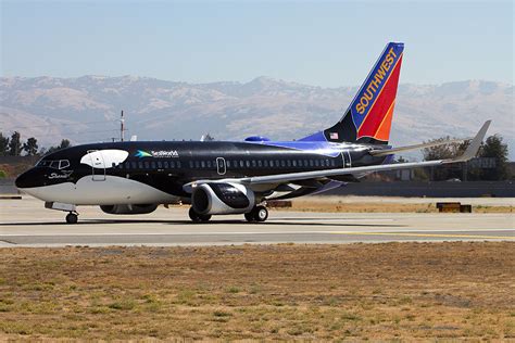 Southwest Shamu Boeing 737 700 N715sw At Sjc Shamu Beings Flickr