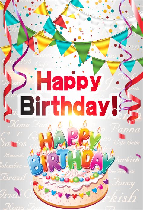 Happy Birthday Poster Template