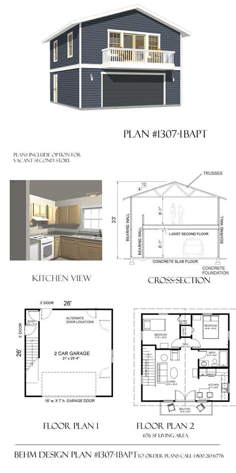 Plans purchased in this electronic format are emailed, so you get them right away, and there's no shipping fee. 91 best Apartments above garages images on Pinterest | Garage apartments, Garage plans and ...