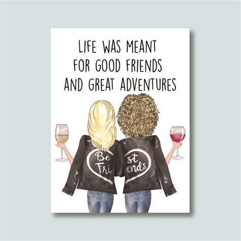 Friendship Print | Best Friend Gift | Bestie Gift | Custom
