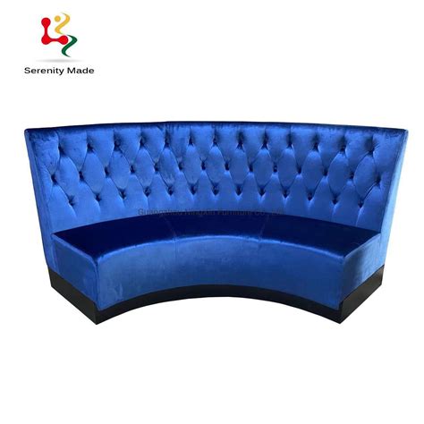 Luxury Customized Size And Shape Night Club Furniture Banquette Seating
