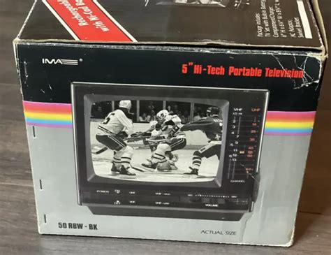 Vintage Ima 5 Inch Hi Tech Portable Television Turns On Sold As Is 29