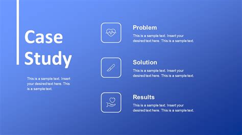 Want to grasp how to create a sample case study analysis? Medical Case Study PowerPoint - SlideModel