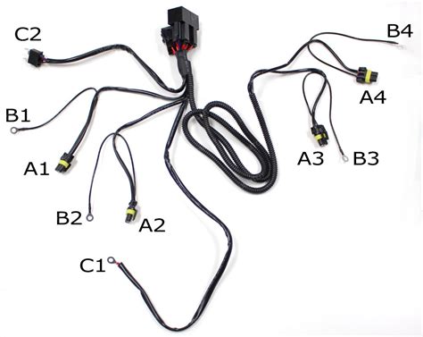 wiring harness with relay, hid conversion kit dual relay wiring harness