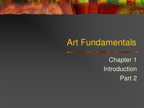 Art Fundamentals Ch01