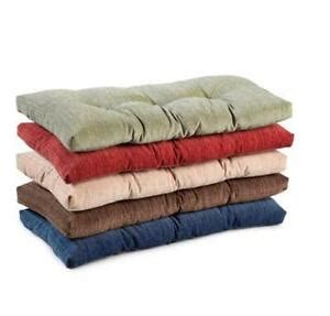 Sunbrella canvas outdoor bench cushion black. Indoor DINING KITCHEN TUFTED NON SLIP BENCH CUSHION PAD 36 ...