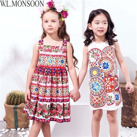 Buy Wlmonsoon Kids Dresses For Girls Clothes 2018