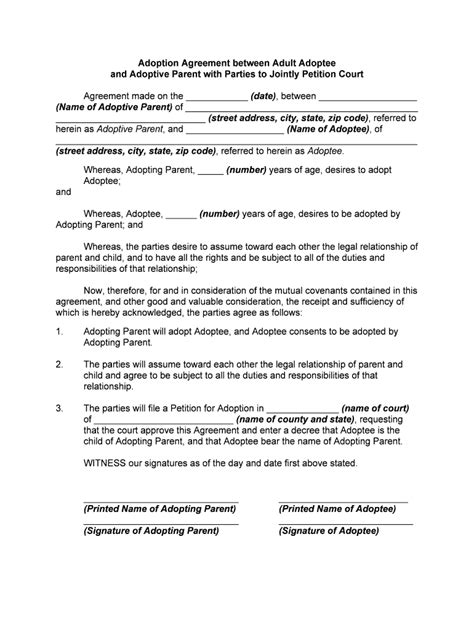 Adult Adoption In Pennsylvania Fill And Sign Printable Template Online