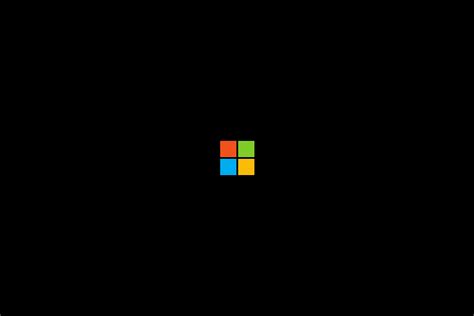 Download Microsoft Logo 4k Black Wallpaper By Dmartinez85