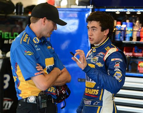 Nascar took to the track at talladega this weekend and the result was joey logano heading to victory lane and four drivers exiting the chase. NASCAR driver Chase Elliott uses Dale Earnhardt Jr.'s ...