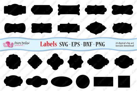 Organize your pantry with these vinyl pantry labels! SVG Labels clip art (57983) | Illustrations | Design Bundles