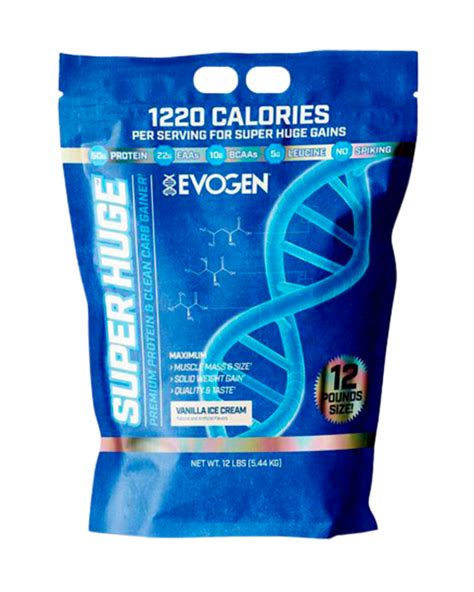 Super Huge Premium Protein And Clean Carb Gainer 12 Pounds Vainilla Ic