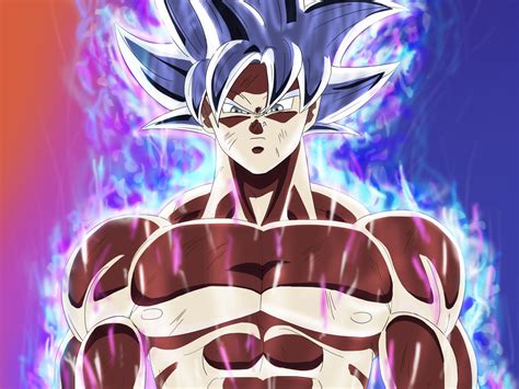 I wanted to see how he would like with super saiyan hairs but black. Goku ultra instinct mastered by DragauneBauleZaide on ...