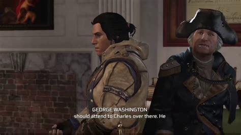 Assassin S Creed 3 REMASTERED Connor Meets George Washington YouTube