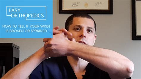 How To Tell If Your Wrist Is Broken Or Sprained Youtube