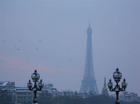 Eiffel Tower In Winter