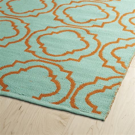 Rated 5 out of 5 stars. Kaleen Brisa Teal/Orange Indoor/Outdoor Area Rug & Reviews ...
