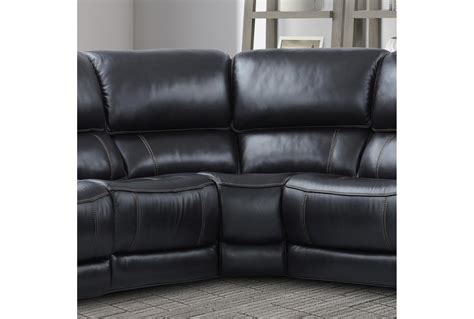 Brielle Blackberry Leather Corner Wedge Living Spaces