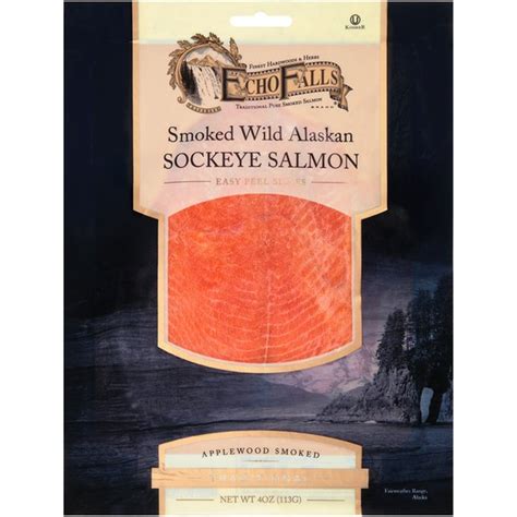 A large king salmon (chinook) may need up to 36 hours. Echo Falls Traditional Applewood Smoked Wild Alaska ...