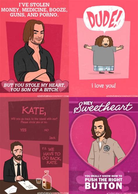 Lost Valentines Day Cards Lost Tv Show Lost Lost Love