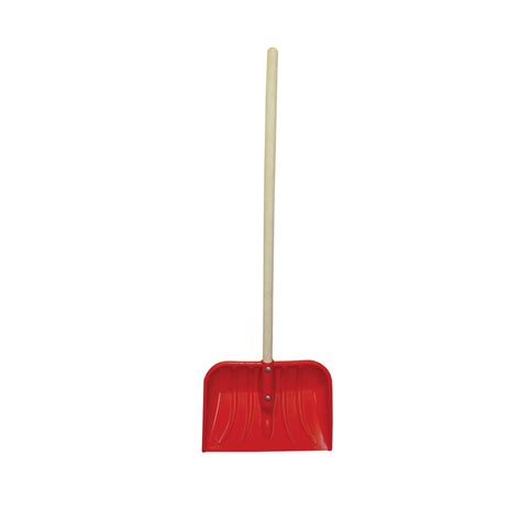 Lightweight Red Plastic Snow Shovel 384055