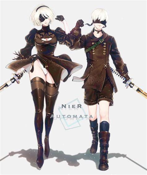 「nier Automata」おしゃれまとめの人気アイデア｜pinterest｜tomuras Toy ニーアオートマタ 9s ニーアレプリカント ニーアオートマタ イラスト